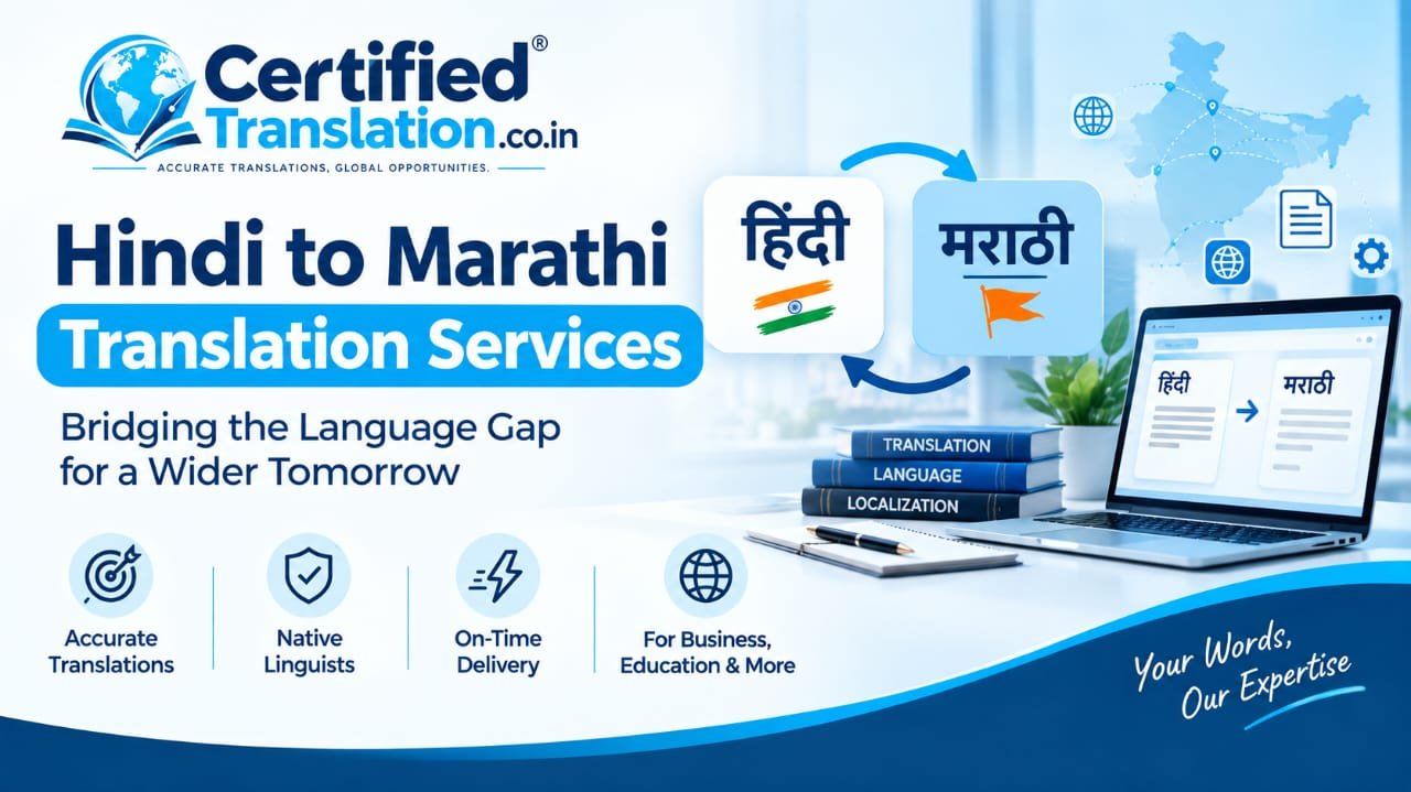 Hindi to Marathi Translation Services.