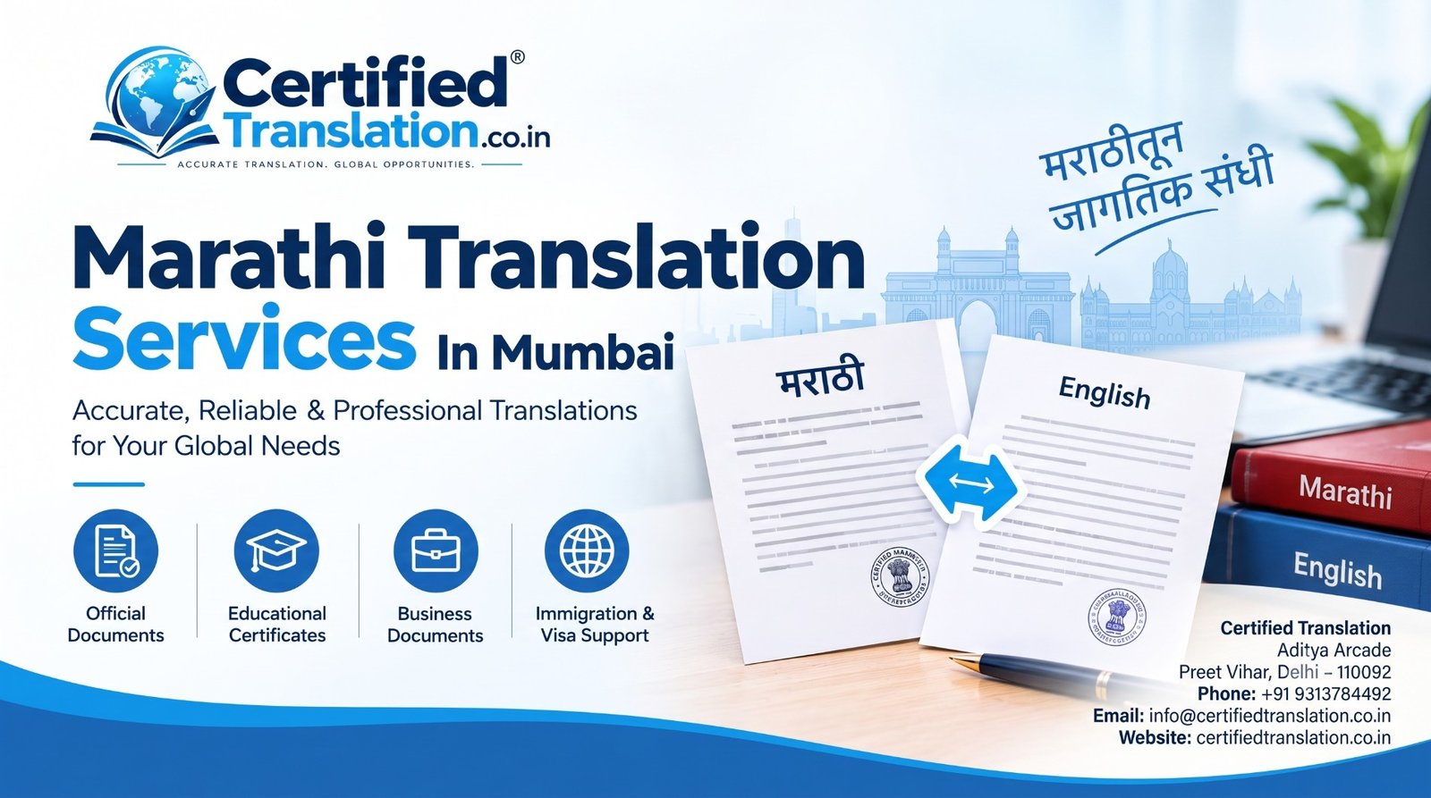 Marathi Translation Services in Mumbai
