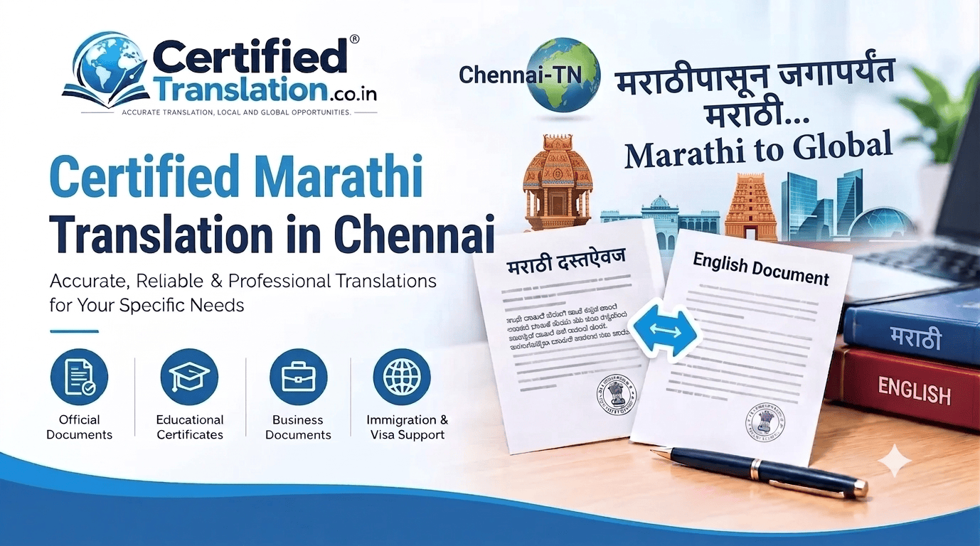 Marathi Translation Services in Chennai, Tamil Nadu