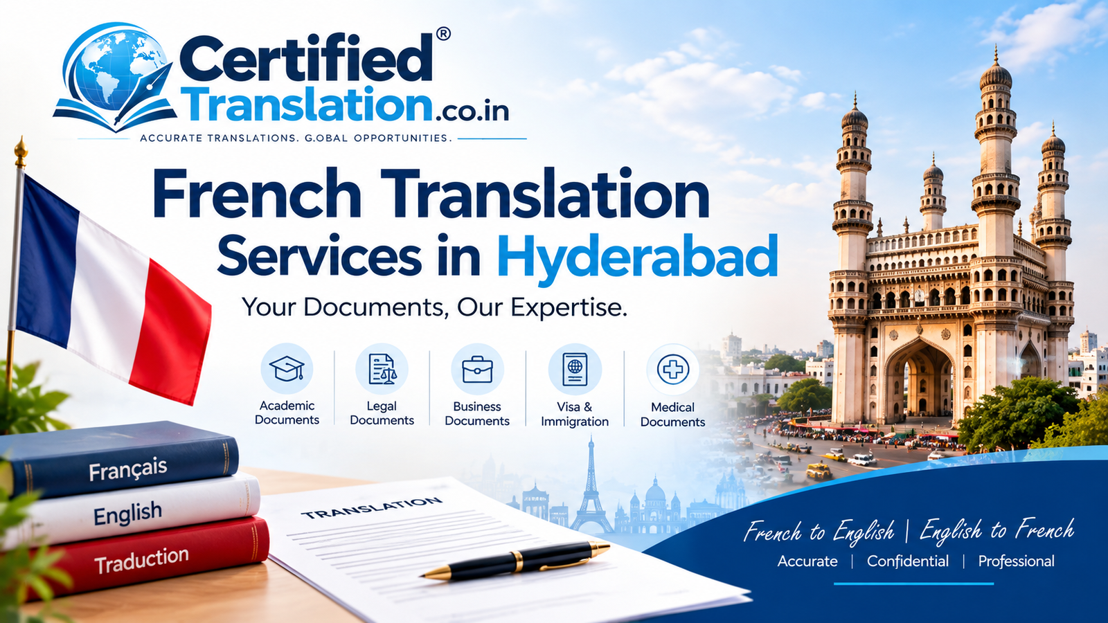 French Translation Services in Hyderabad