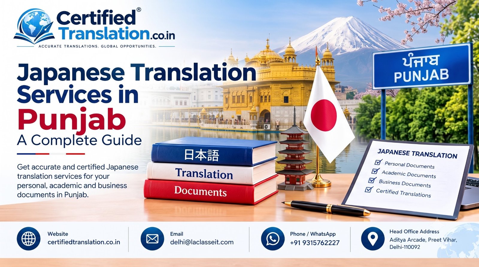 Japanese Translation Services in Punjab