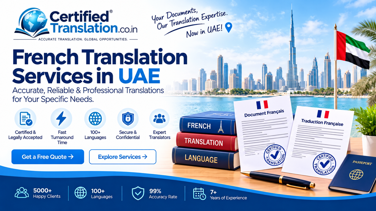 French Translation Services in the UAE
