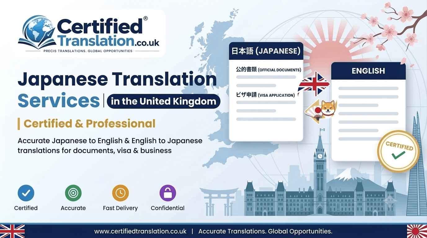 Japanese Translation Services in the United Kingdom