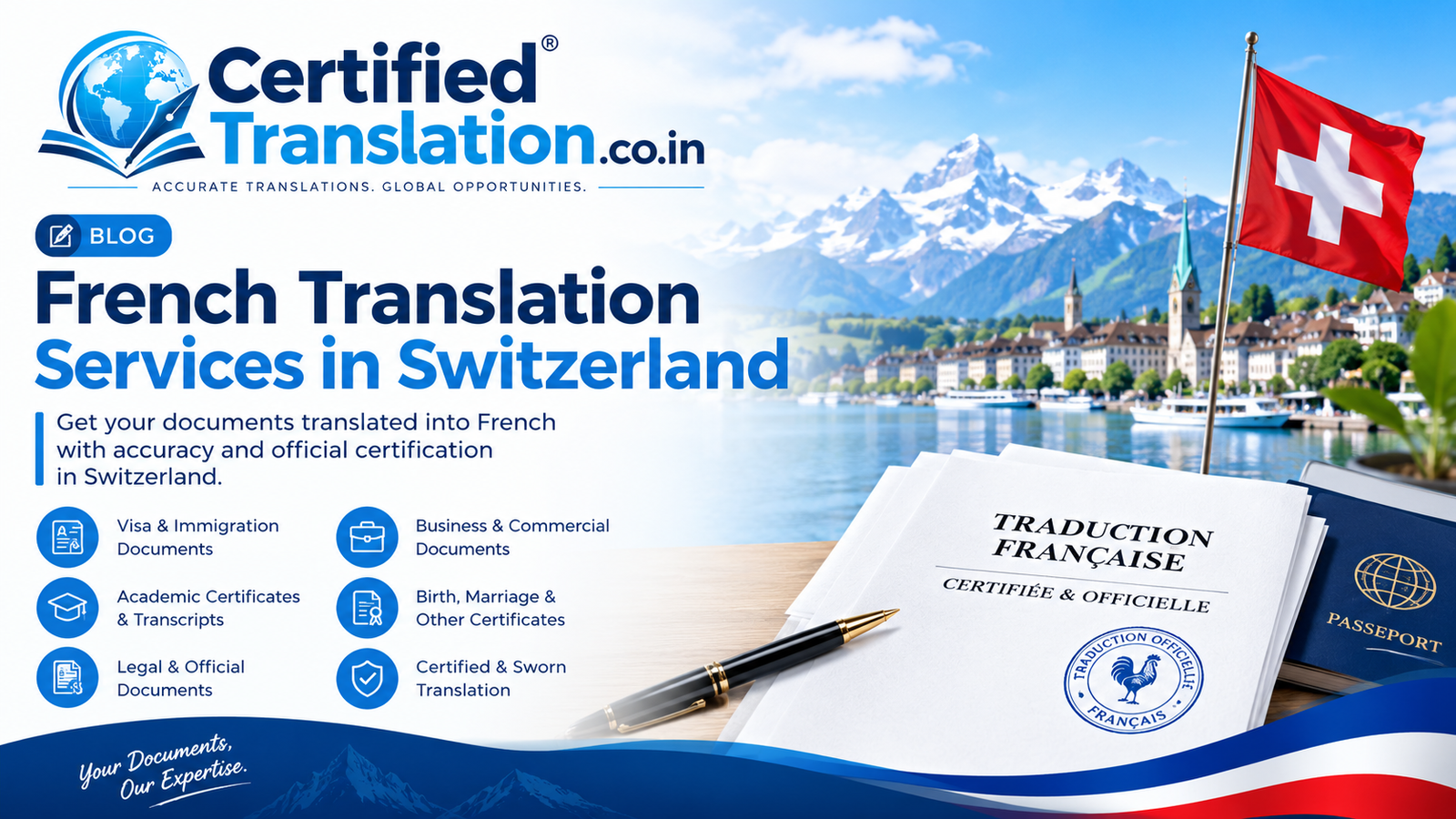 French Translation Services in Switzerland