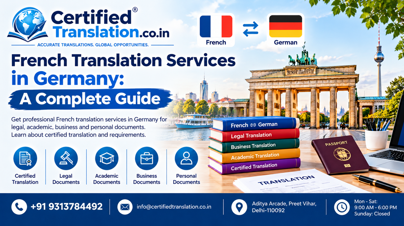 French Translation Services in Germany