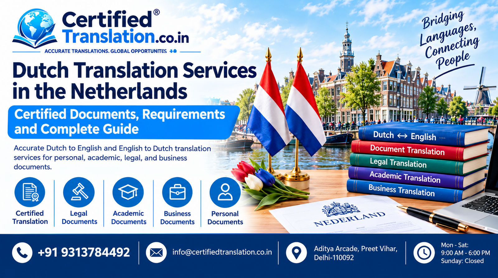 Dutch Translation Services in the Netherlands: A Complete Guide to Certified Documents