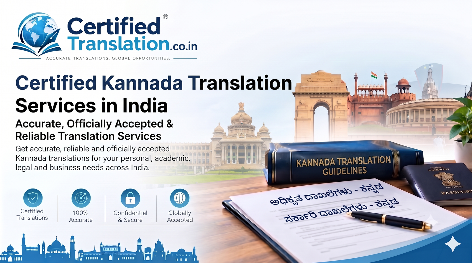 Certified Kannada Translation Services in India