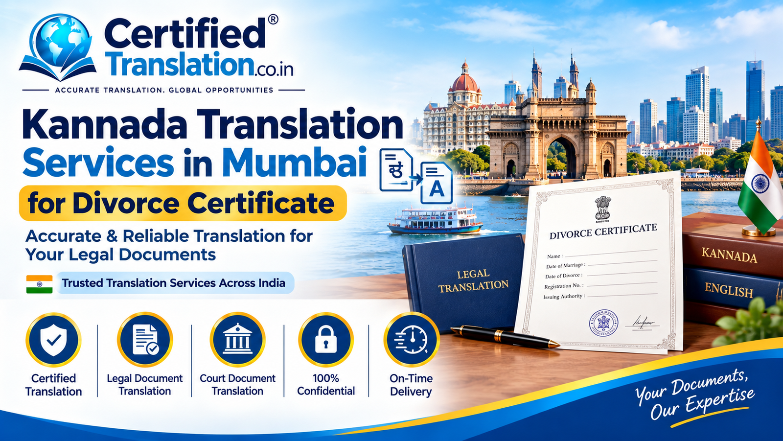 Kannada Translation Services in Mumbai for Divorce Certificate