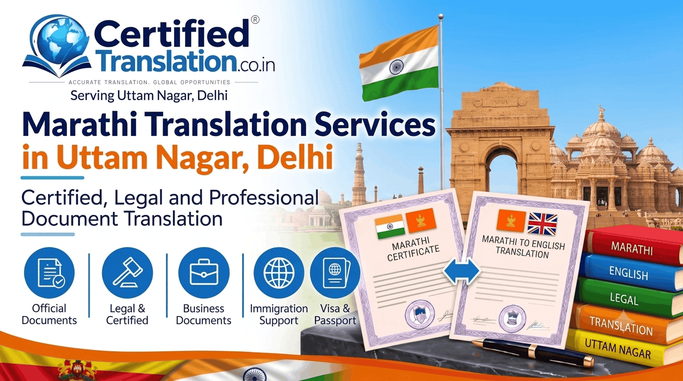 Professional Marathi Translation Services in Uttam Nagar, Delhi